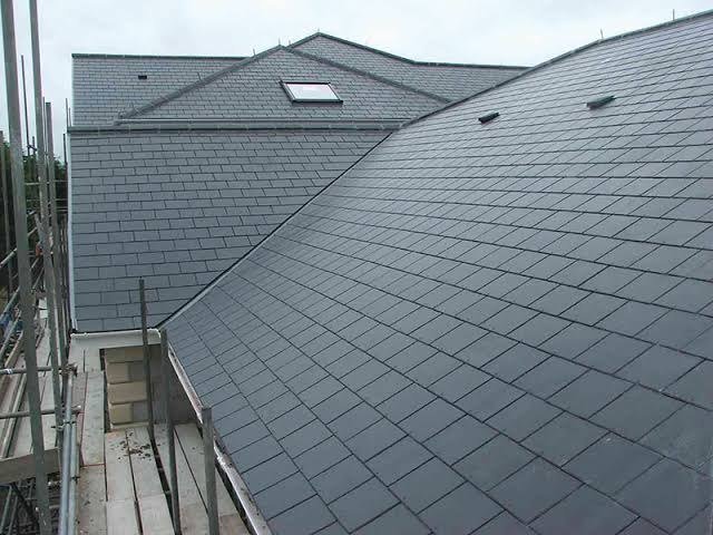 Slate and tile roofing work