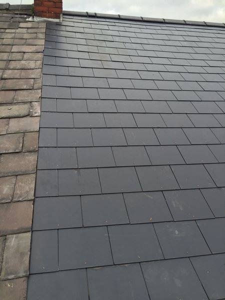 Slate roof detail