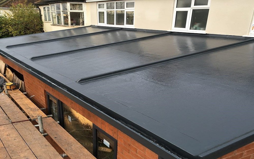 New roof installation