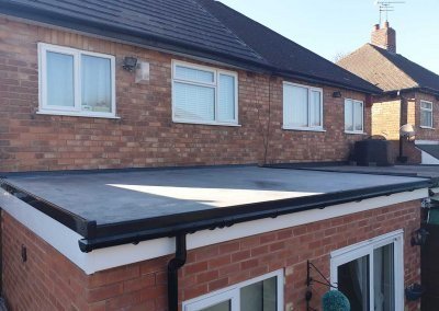 Flat roof extension