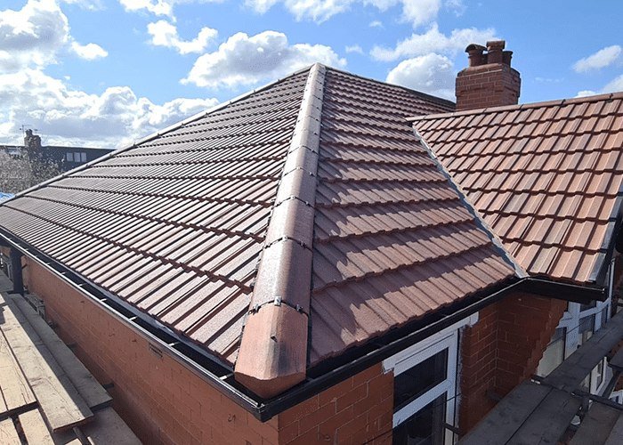 New domestic roof installation