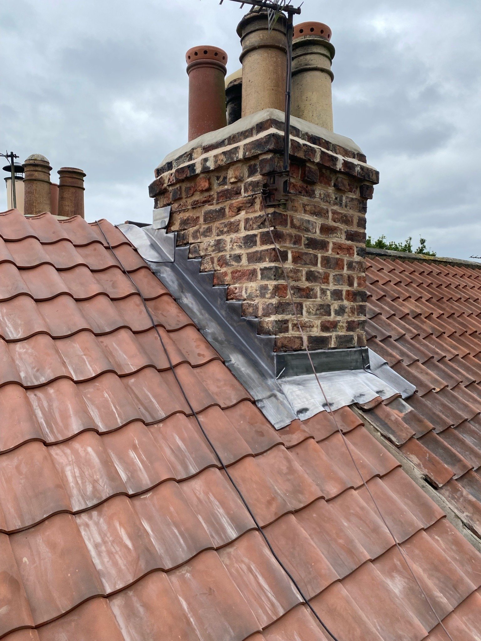 Chimney and lead flashing work